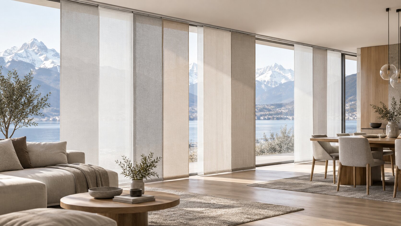 Flächenvorhang – Moderne Fensterdekoration für ein stilvolles Zuhause img