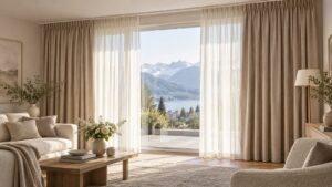 Vorhänge mit Kräuselband – Klassischer Faltenwurf für schöne Fenster img